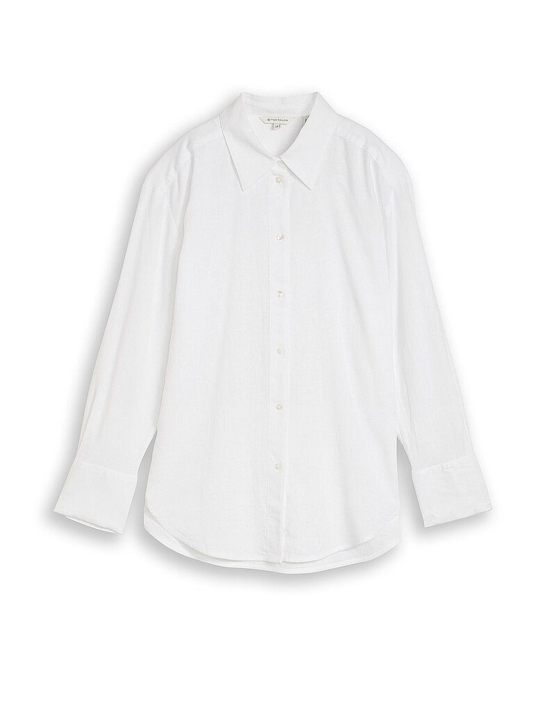 Tom Tailor 1050775 Long Sleeve Blouse White 42 5
